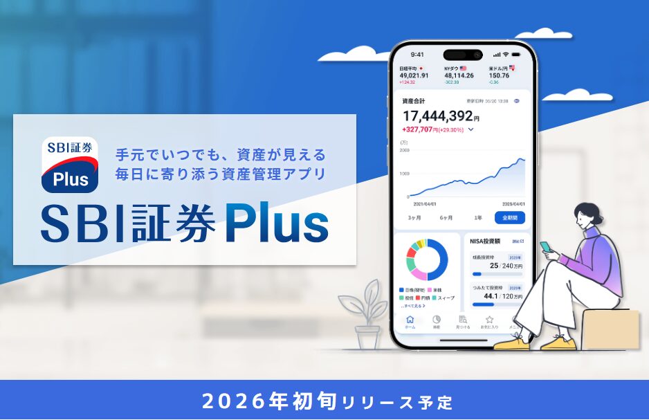 金融資産の推移がiGrowで一目瞭然…SBI証券Plusにも大いに期待